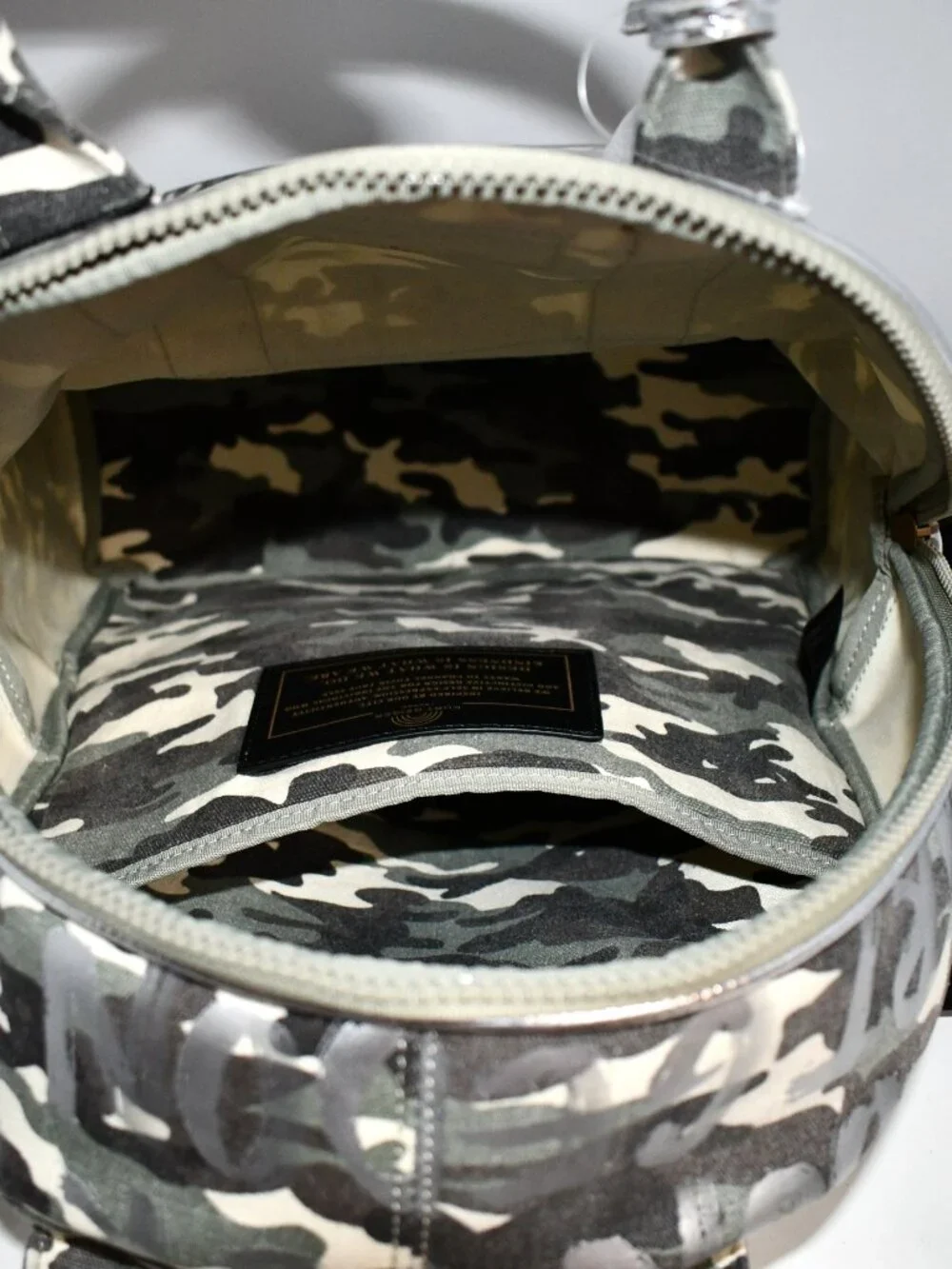 Kurt Geiger LARGE Southbank Camo Backpack in Green Camo #2744279609 NWT Details: